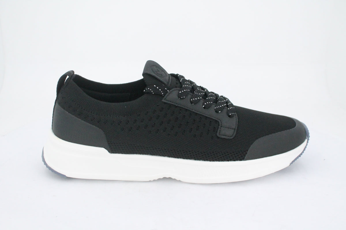 ROCCI MENS LACEUP KNIT SPORTS-BLACK