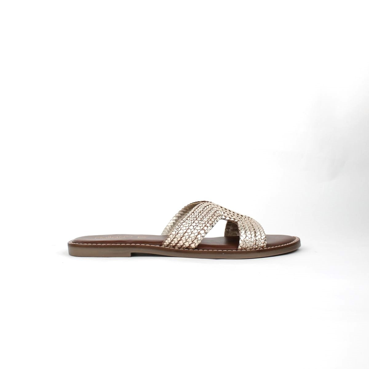 ARIELE-LEATHER SANDAL-GOLD