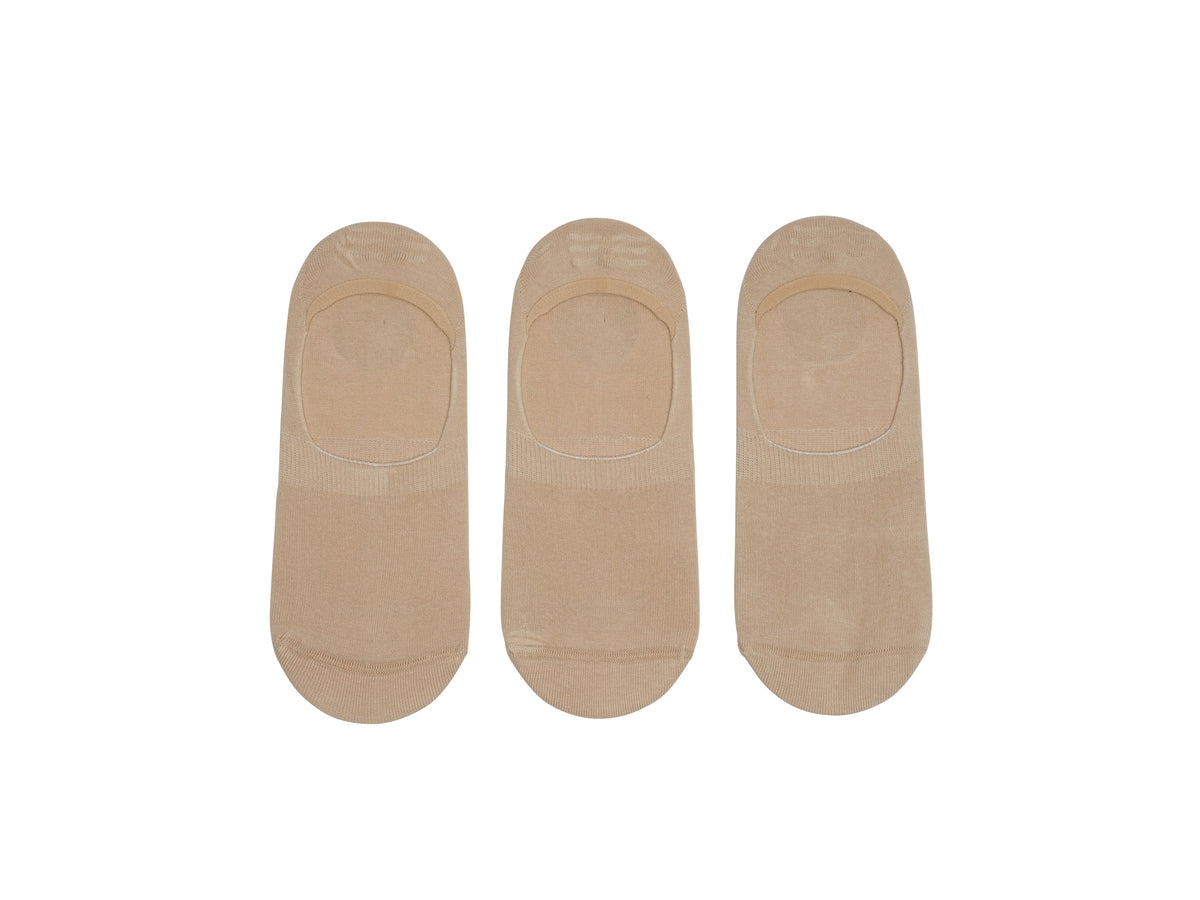 INVISIBLE SOCKS NUDE- 3 PACK
