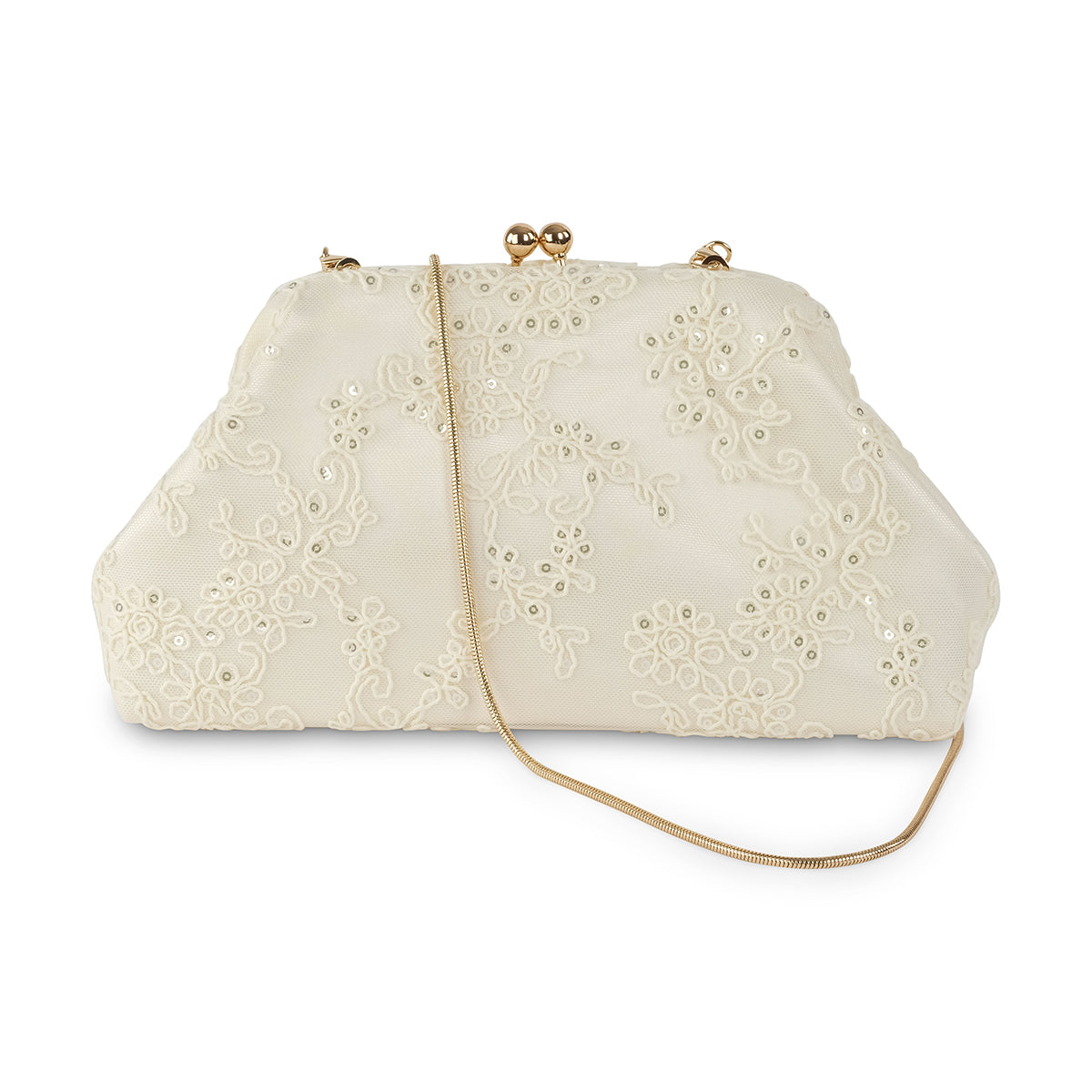 MEHRA CLUTCH - Ivory