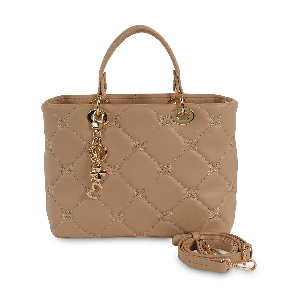 OLIVYA MINI SHOPPER- Beige