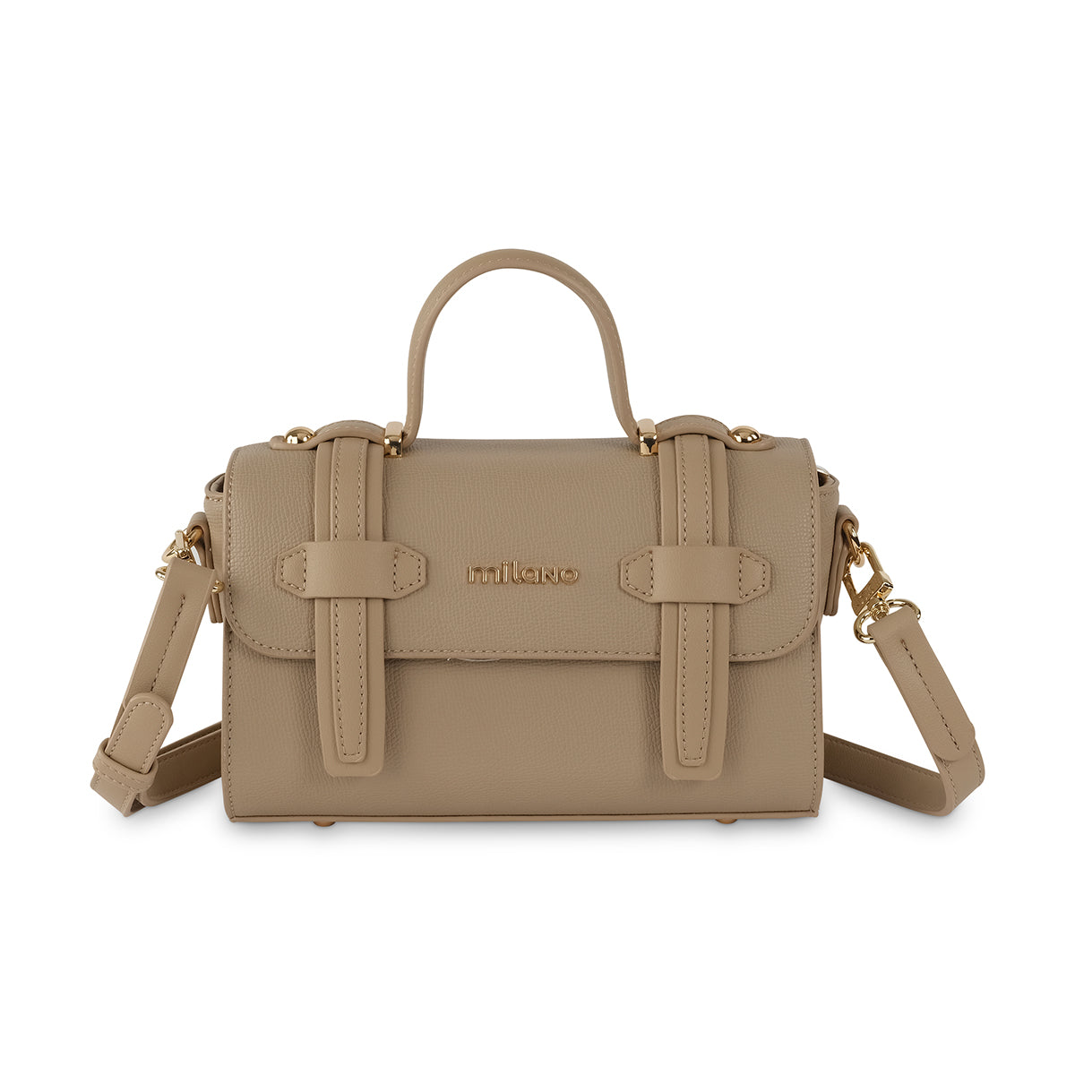 NAJWA MINI SATCHEL- Beige/Natural