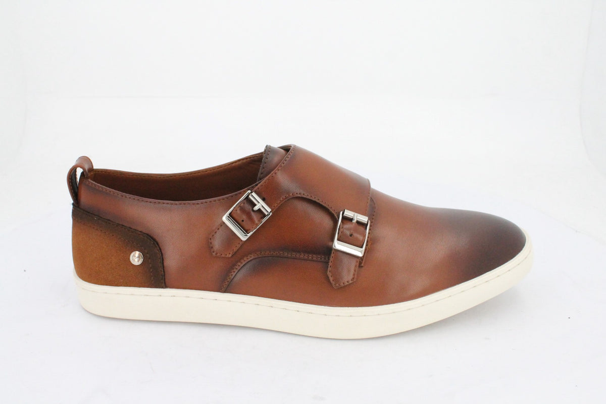 TODOR MENS CASUAL MONK-TAN