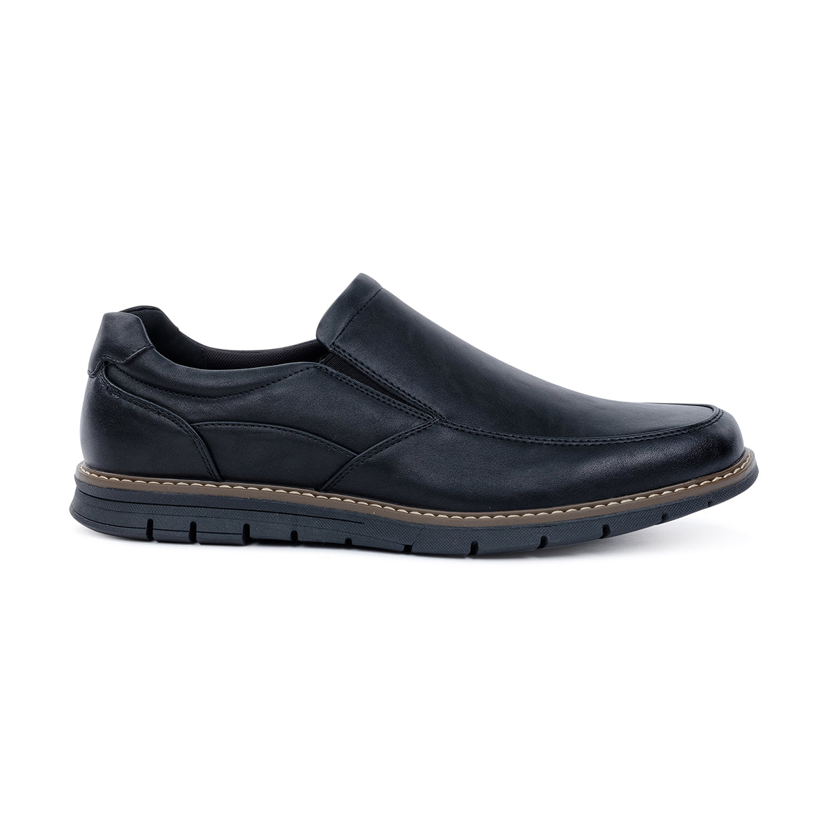 TARRANS MENS LOAFERS-BLACK