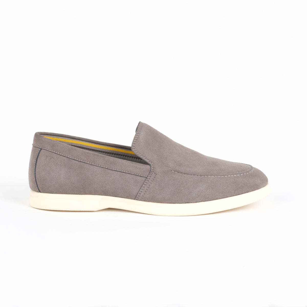 STEFANO MENS CASUAL LOAFERS-GREY