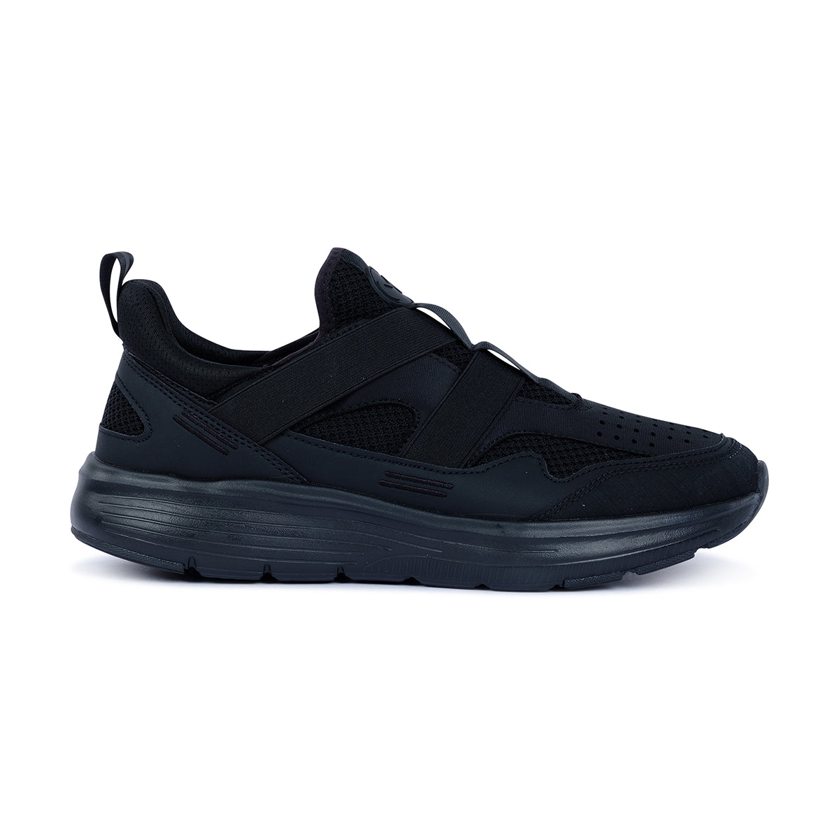 STOFFER MENS SLIPON SPORTS-BLACK