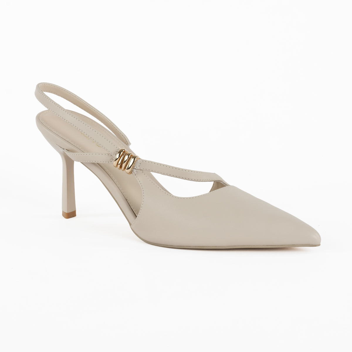 ELAINA SLINGBACK HEELS-IVORY
