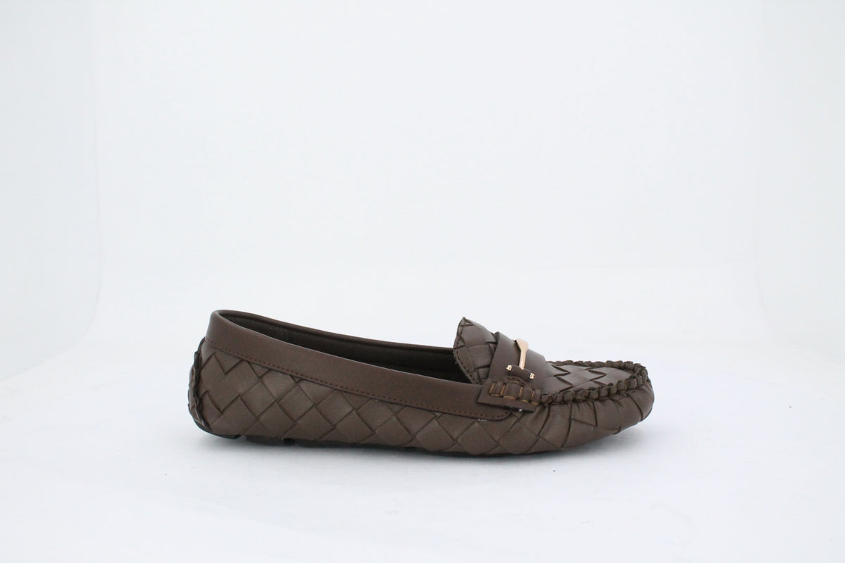 CESIA MOCCASINS-FLAT-BROWN