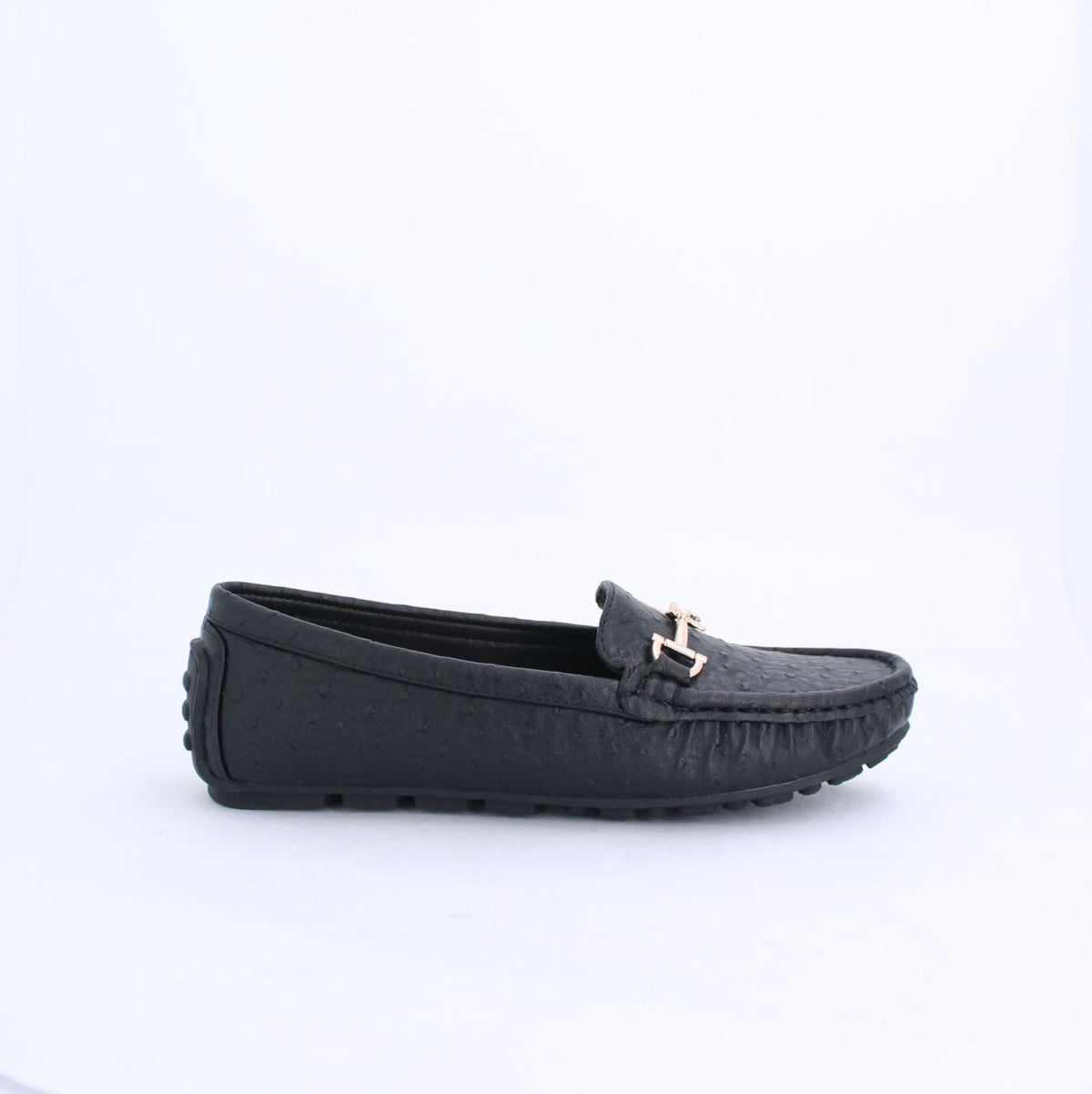 DORIS MOCCASINS -BLACK