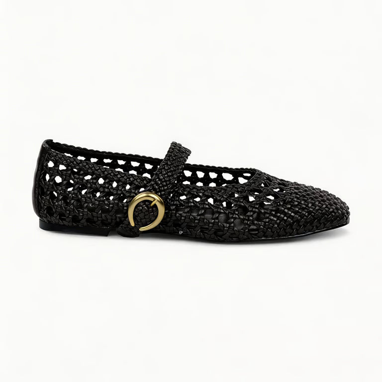 VIVIEN   BALLERINA FLATS-BLACK