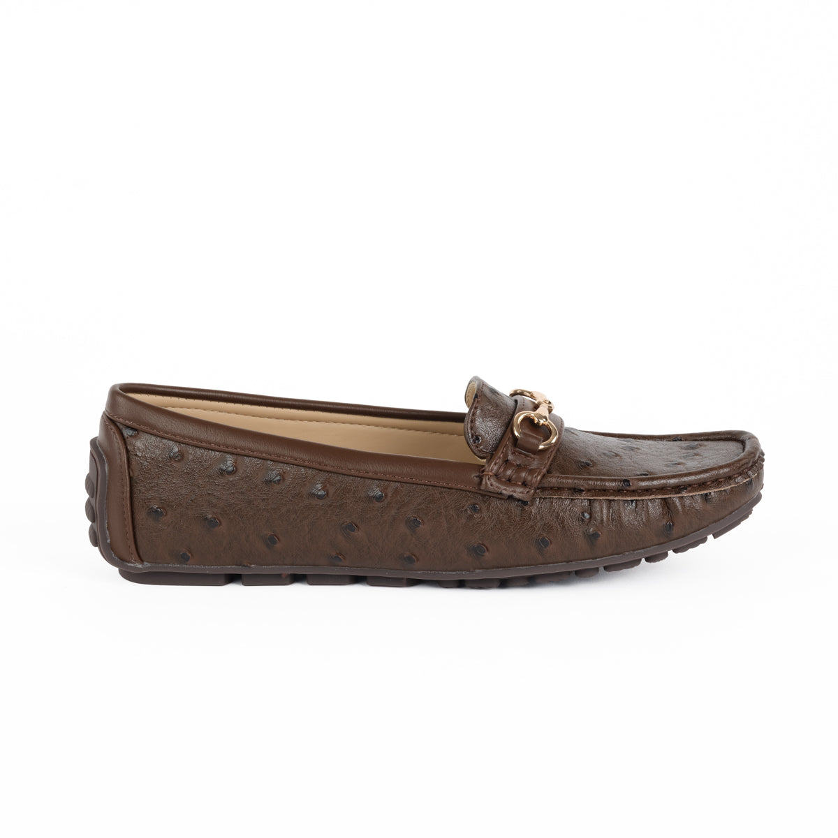 BIMBI MOCCASINS FLATS-DARK BROWN