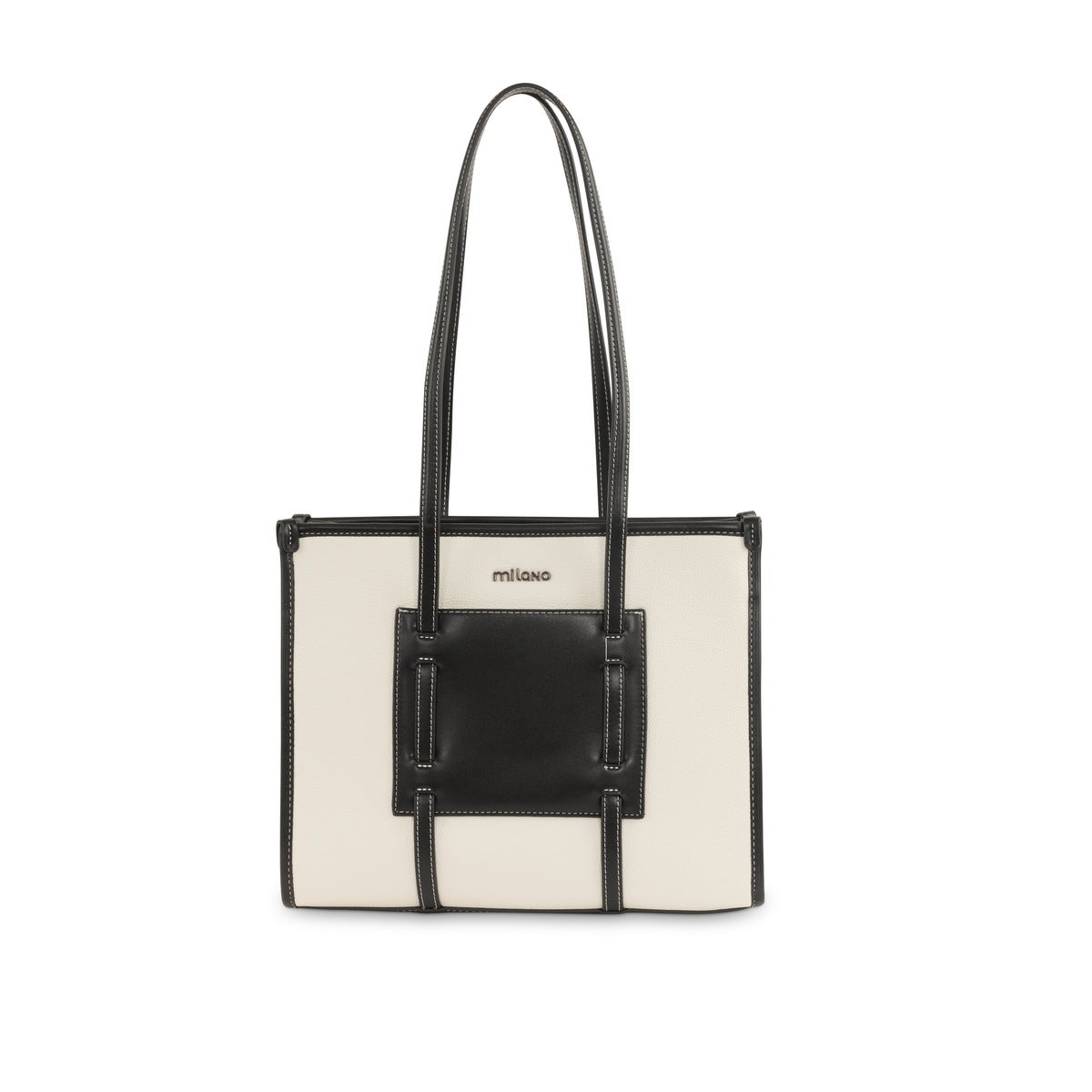 ROSETTE TOTE- Ivory
