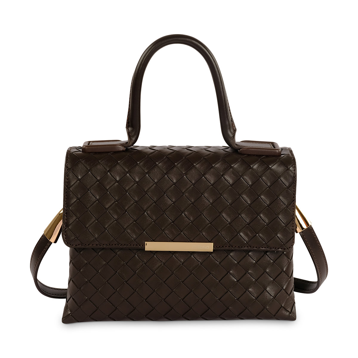 SYLVIA SATCHEL- Dark Brown