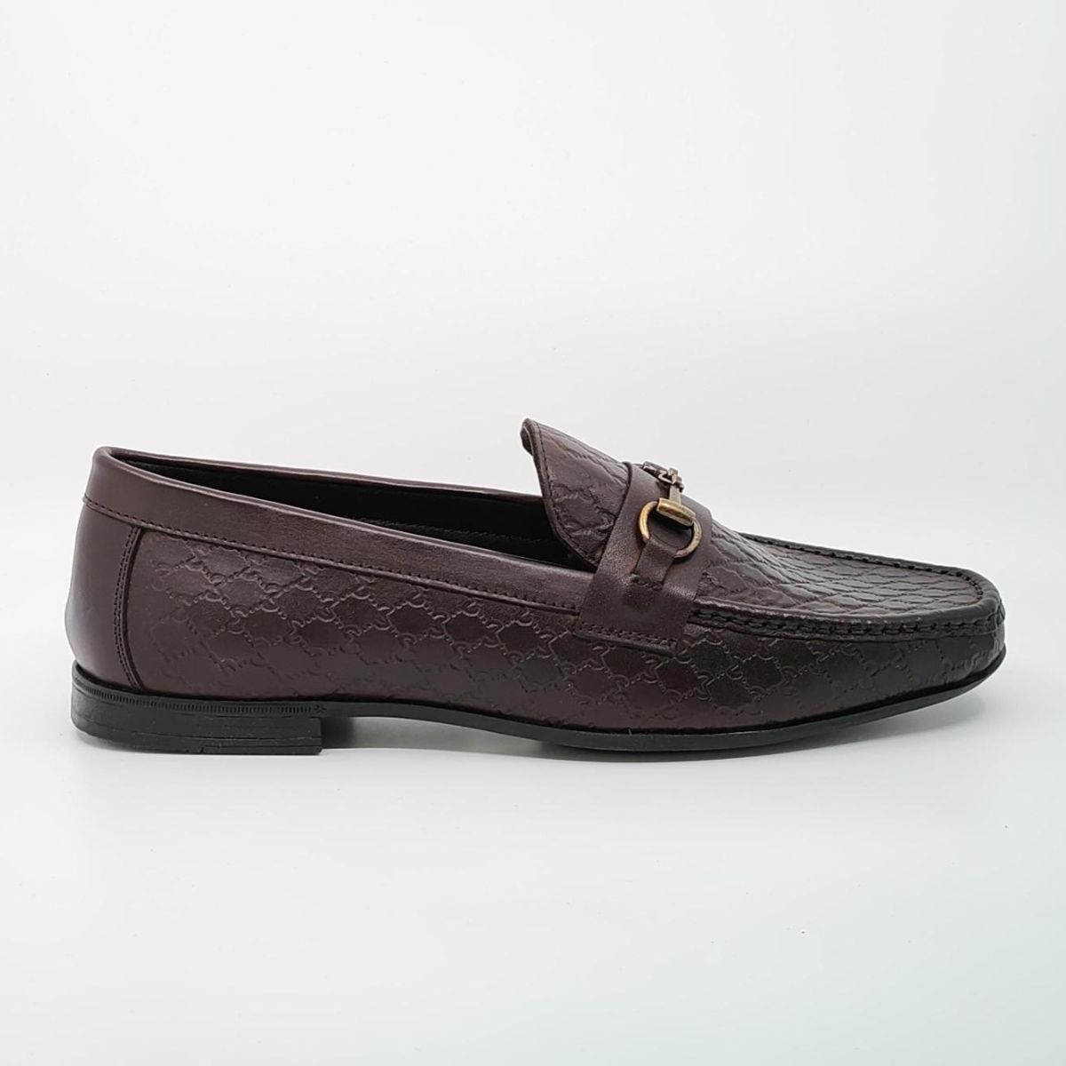 JENER MENS LEATHER LOAFER-BROWN
