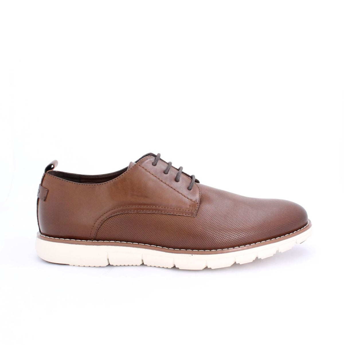 DONNELLYS MENS LACEUP OXFORDS-BROWN