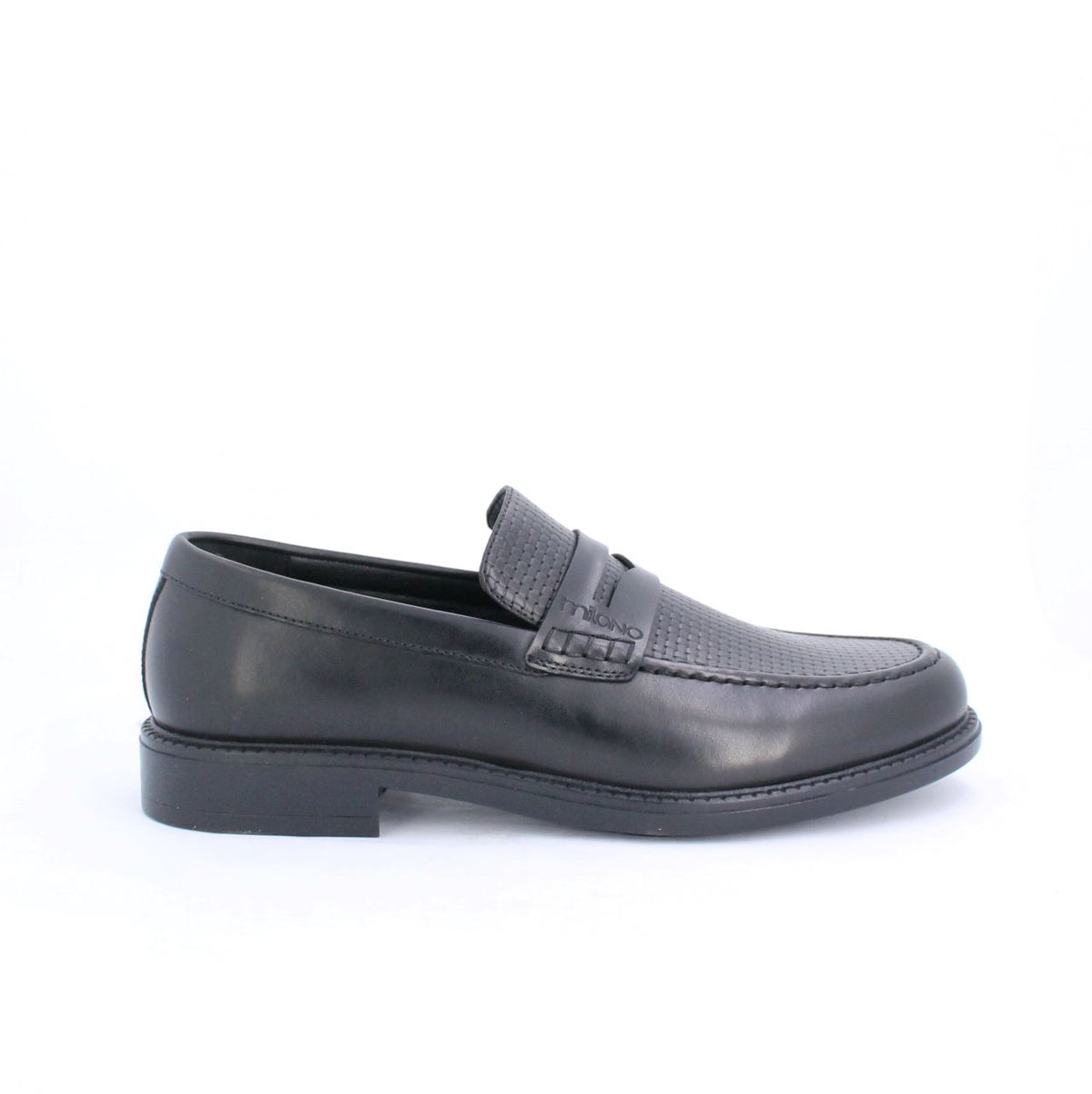 CANTONA MENS LOAFERS-BLACK