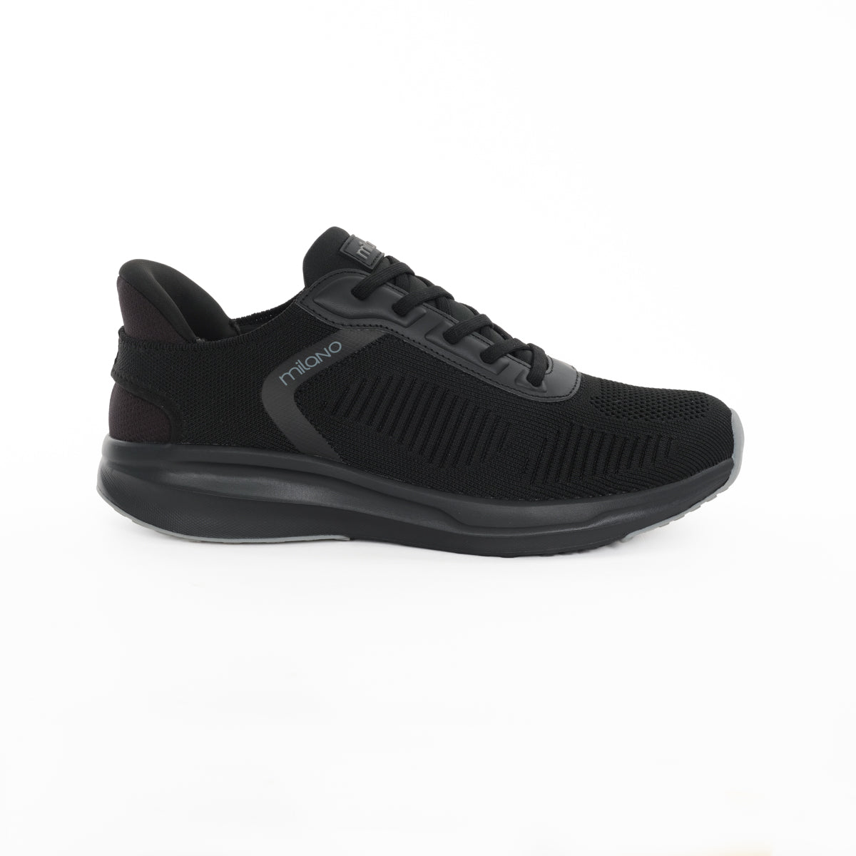 BERTO MENS LACEUP SPORTS-BLACK