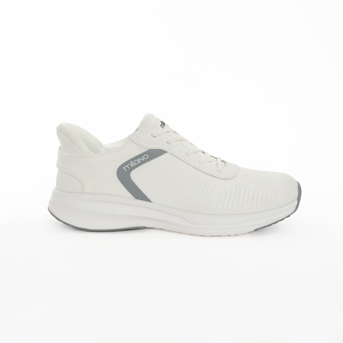 BERTO MENS LACEUP SPORTS-WHITE