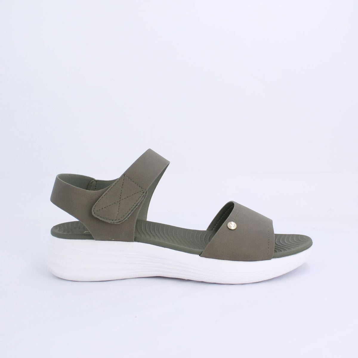 DENI FLAT SANDAL - KHAKI