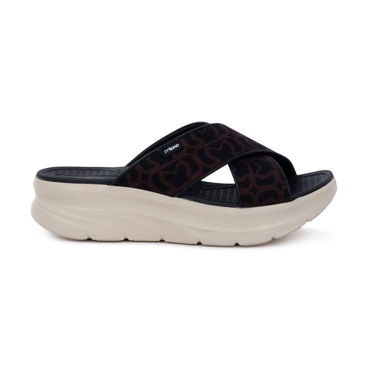 YAQOOT SLIDES SPORTY-BLACK