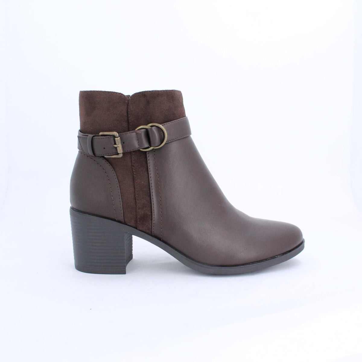 AMALI ANKLE BOOT - BROWN