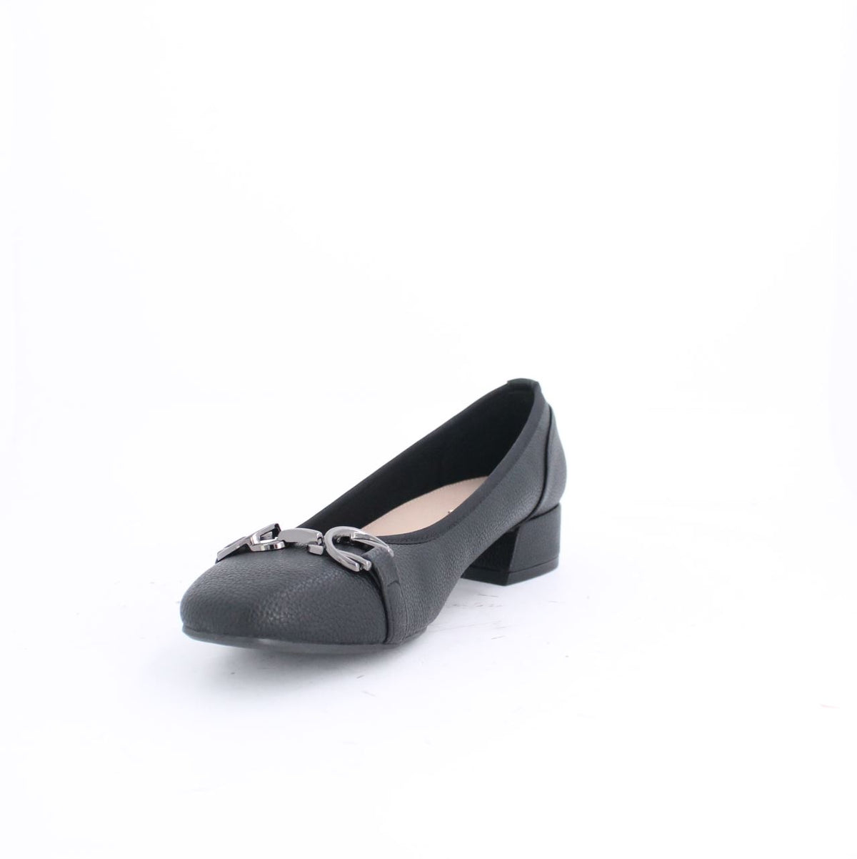 DIANEE BLOCK-HEEL PUMPS - BLACK