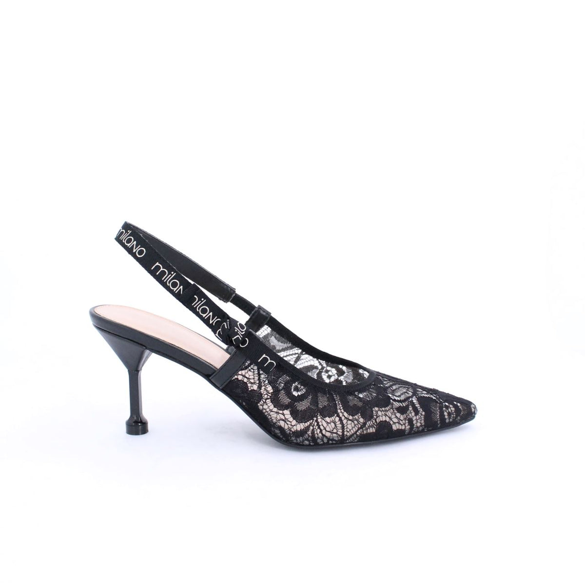 ALAYZA SLINGBACK HEEL-BLACK
