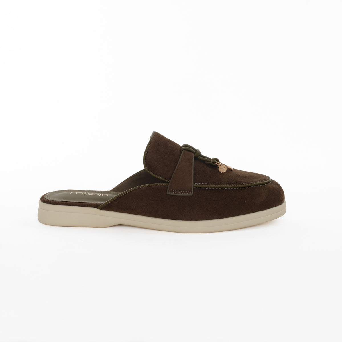 JESSIE Mule flat- KHAKI