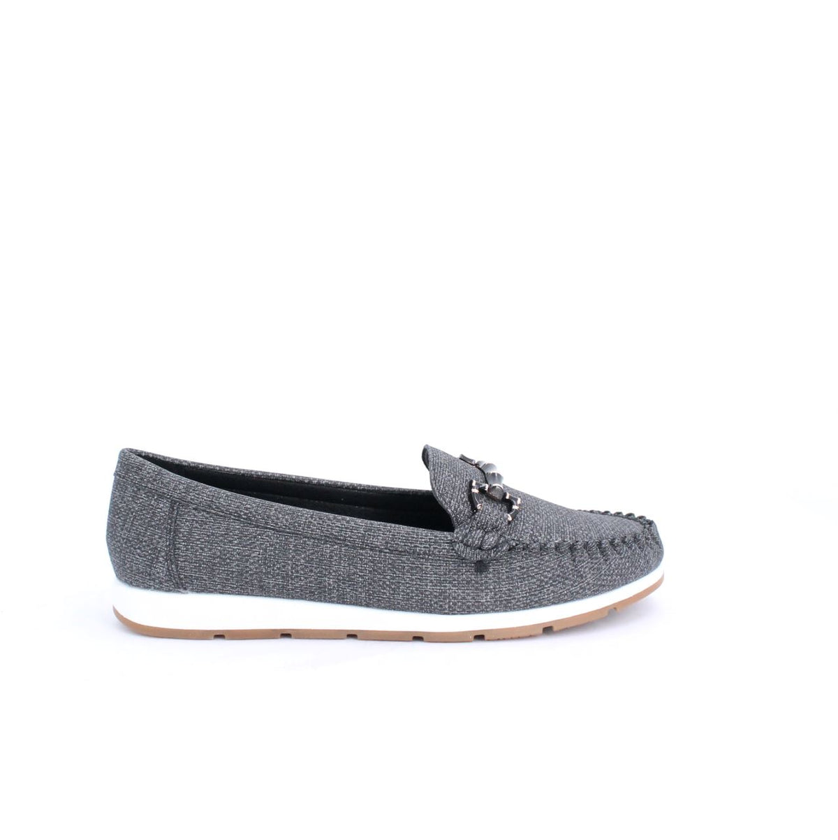 RAFFIA MOCCASINS-FLAT-BLACK