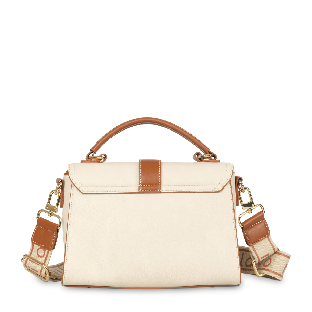 SAMEEHA SATCHEL BAG -  CREAM