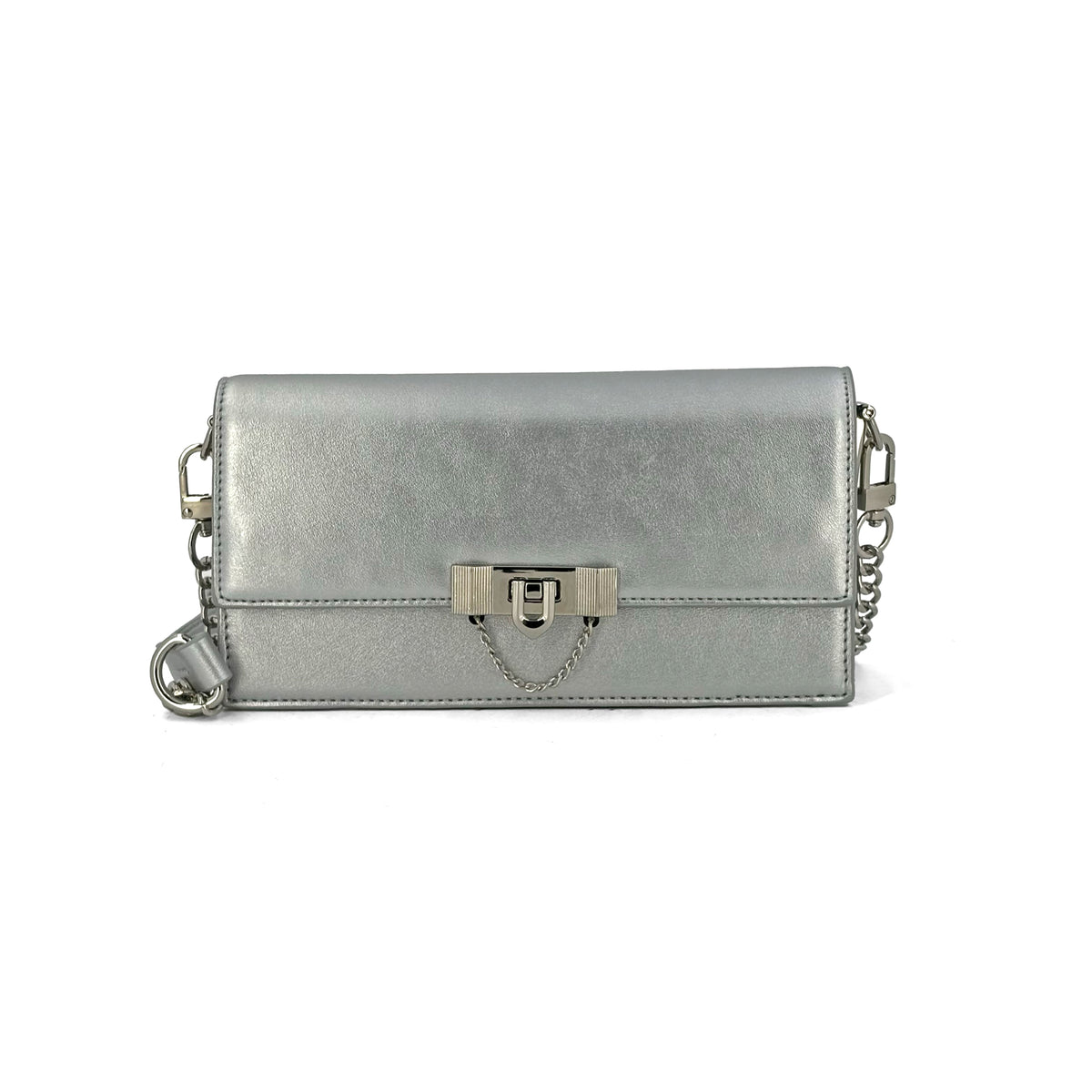 AZEA CLUTCH- SILVER