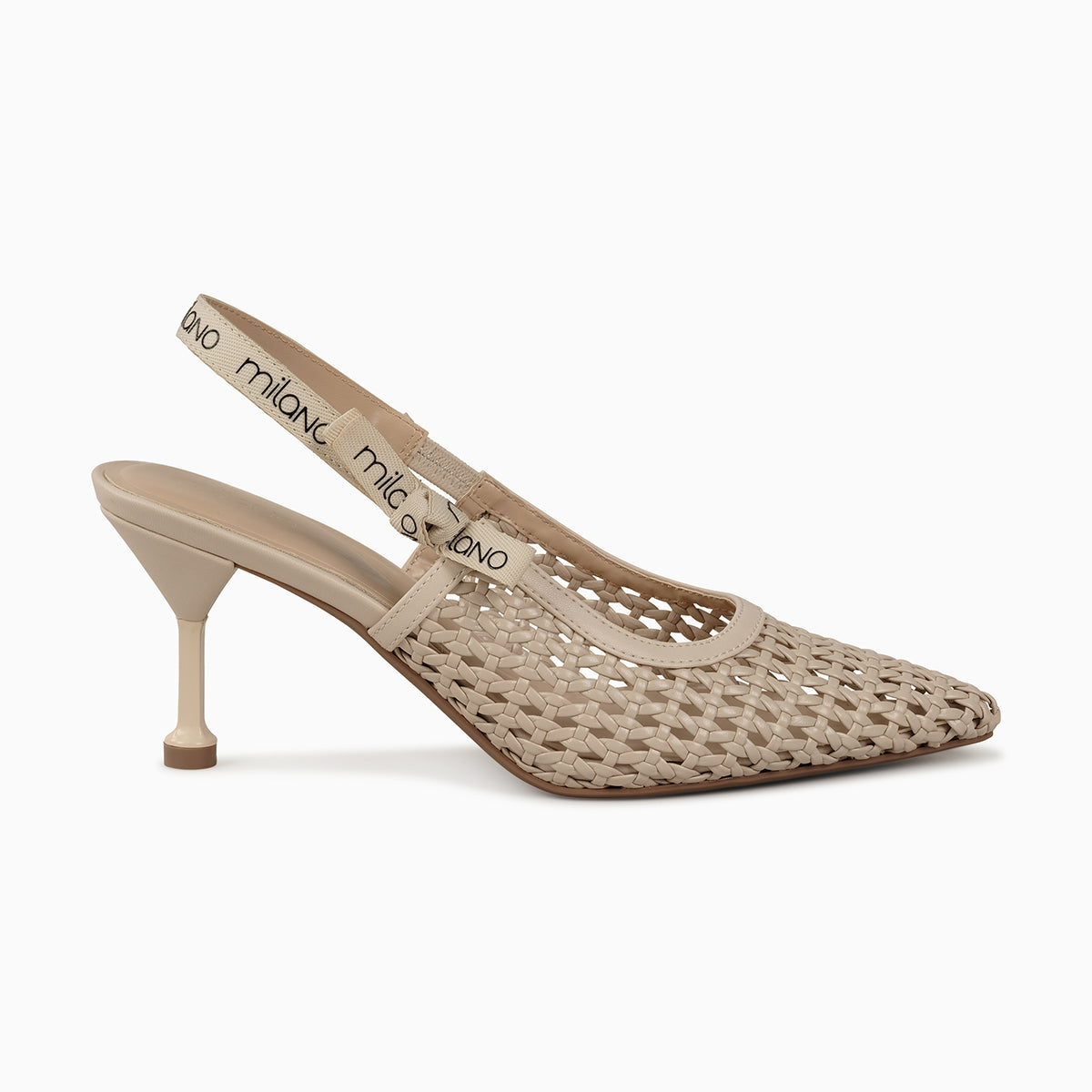 ARIA WOVEN-Slingback-Beige