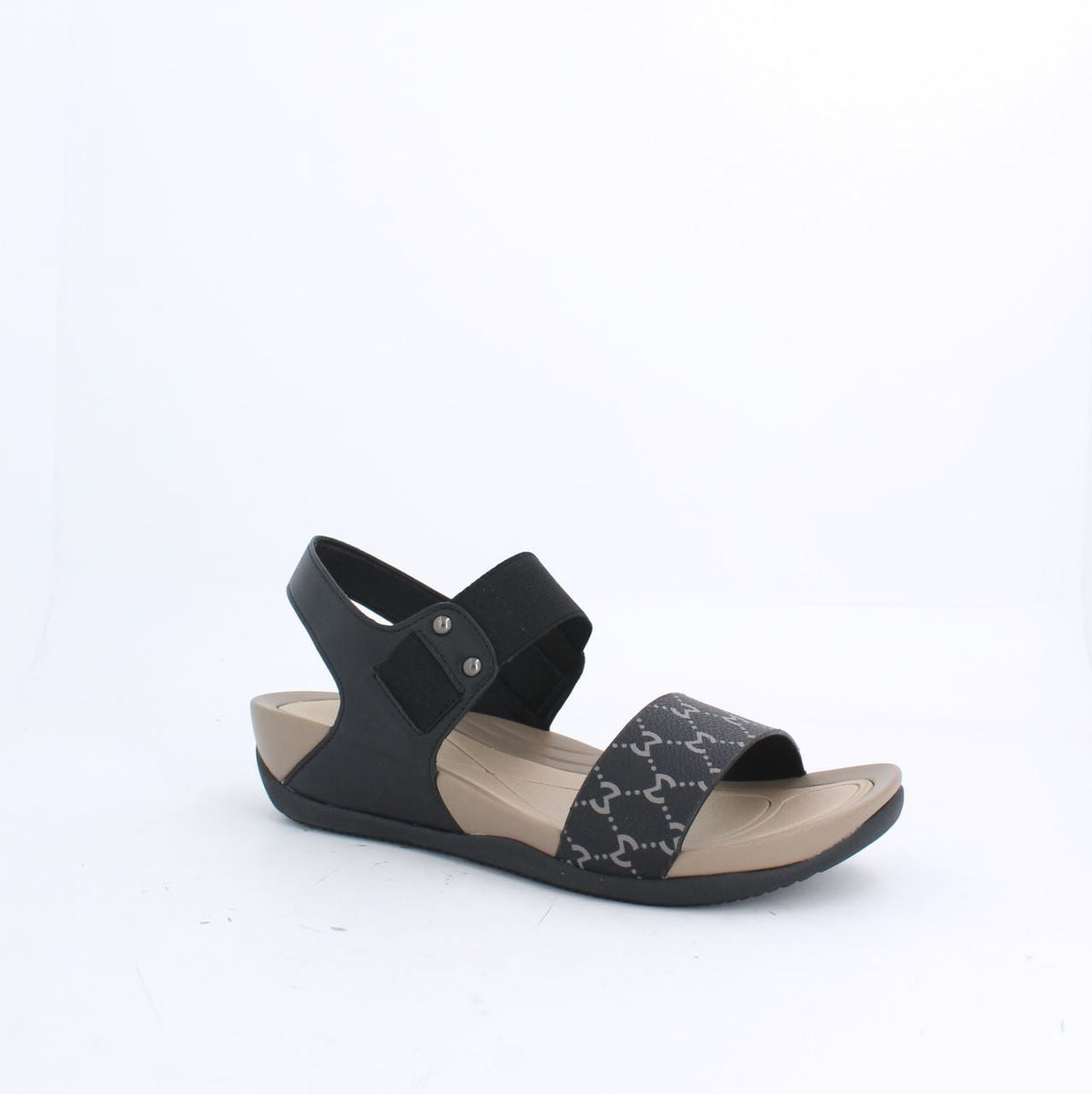 VETROY CASUAL SANDALS - BLACK