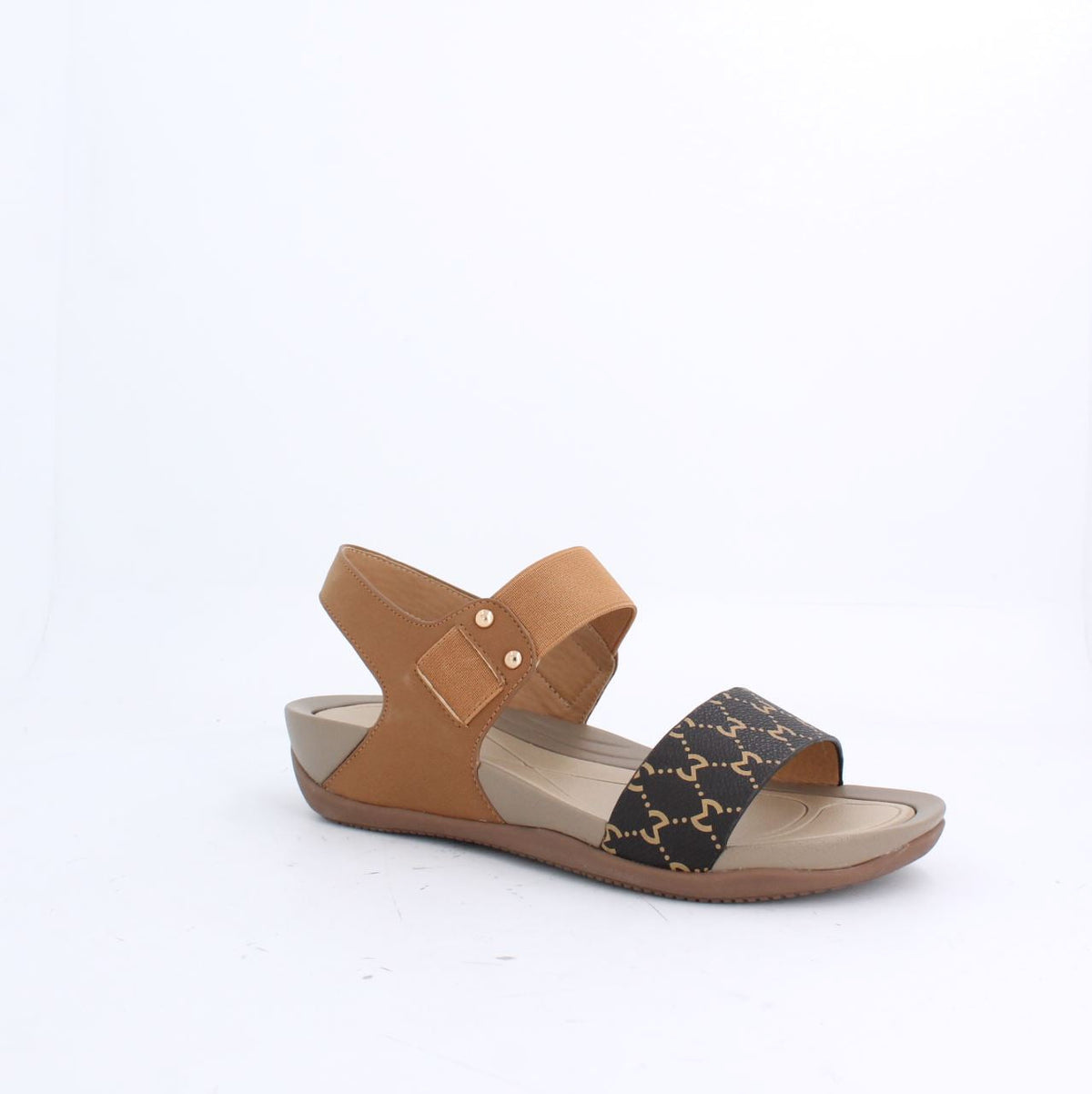 VETROY CASUAL SANDALS - BROWN